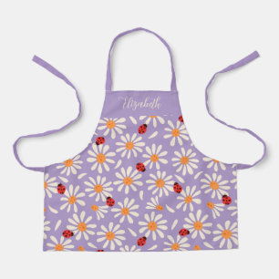 Delantal Cocinitas Personalizadas Mariquitas y Margaritas