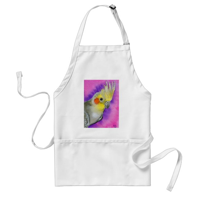 Delantal Cockatiel del disco (Frente)