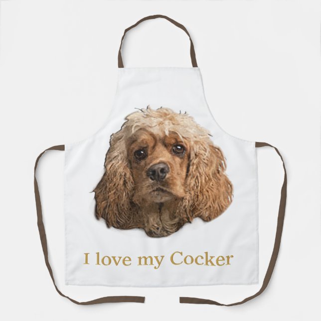 Delantal cocker spaniels (Anverso)