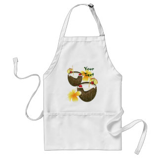 Delantal Coco bebe Fiesta tropical Luau Apron