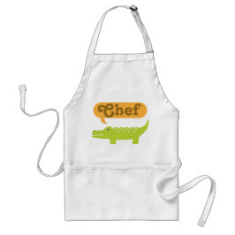 Delantal Cocodrilo del cocinero que cocina el regalo