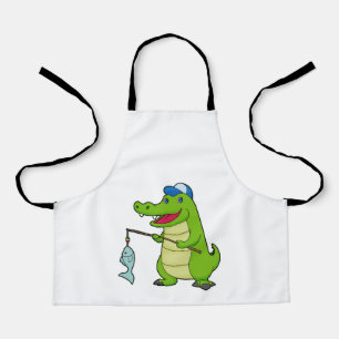 Delantal Cocodrilo Pesca Pescador