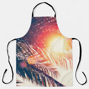 Delantal cocotero en la costa tropical, hecho con Vintage