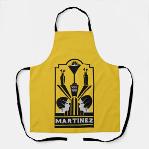 Delantal Cóctel Martini Art Deco