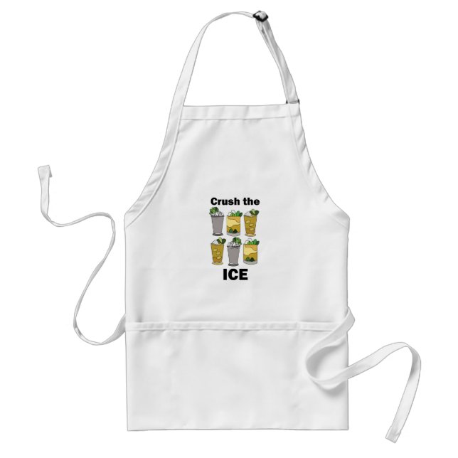 Delantal Cóctel Mint Julep Aplasta El Hielo  (Frente)