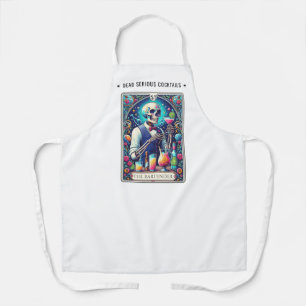 Delantal Coctelería Muerta de Seriedad Bartender Tarot