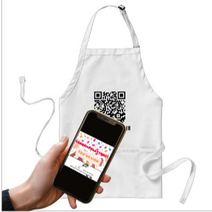 Delantal Código QR para personas anti-sodomía