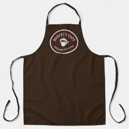 Delantal Coffee Barista Cafe Personalizado