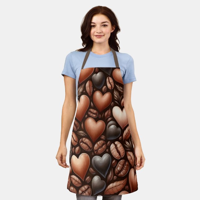 Delantal Coffee Lover (Gastado)