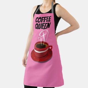 DELANTAL COFFEE REINA MOM KITCHE PINK APRON
