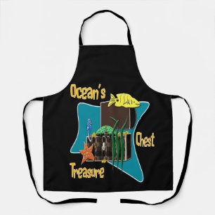 Delantal cofre del tesoro del océano