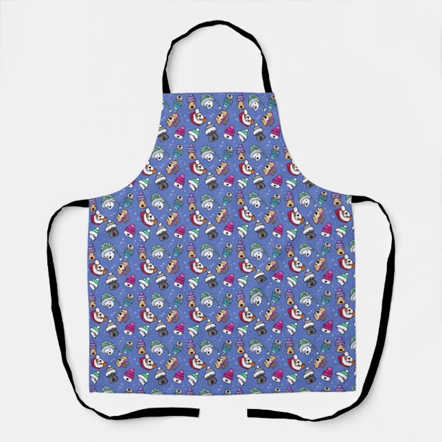 Delantal Cojín para perro de invierno (Anverso)