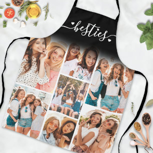 Delantal Colage de Fotos Personalizado de Mejor Amigo BFF