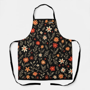 Delantal Colección de moda floral vintage