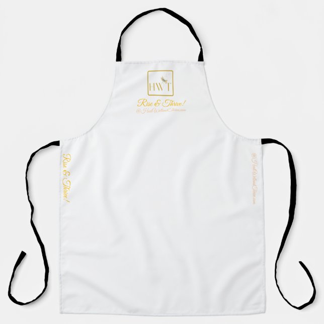 Delantal Colección de oro inspiradora de HWT Rise y Thrive (Anverso)