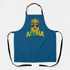 Delantal Colección de piña de Aloha Apron Verde azulado