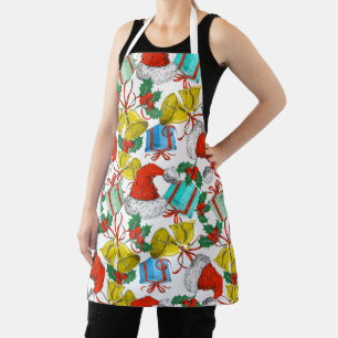 Delantal Colección de Saludos de navidades