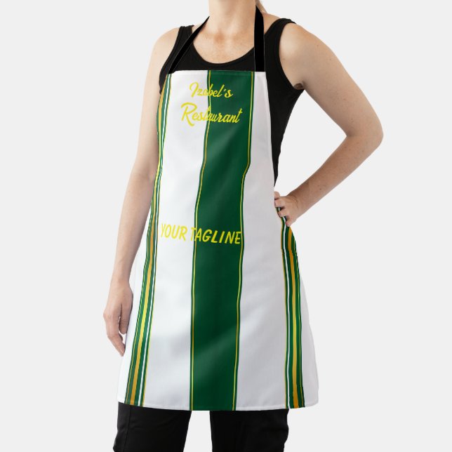 Delantal Colección de texturas de oro verde de moda de líne (in situ)