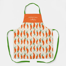 Delantal Colección de Zanahorias Botánicas