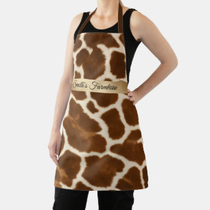 Delantal Colección elegante de cuero falso de vaca de moda
