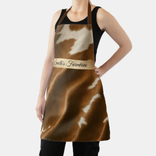 Delantal Colección elegante y moderna de cuero falso de vac