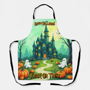 Delantal Colección moderna de Halloween espeluznante y lind