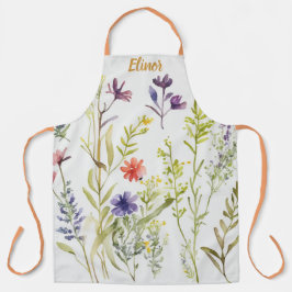 Delantal Colección Picnic Plates - Flores silvestres de Bon