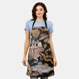 Delantal COLECCIÓN POMPEII, ESCENA Náutica DE VIDA EN EL MA