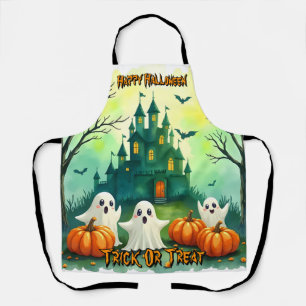 Delantal Colección Popular de Halloween Espeluznantemente L
