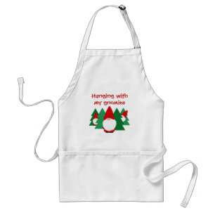 Delantal Colgando con la cocina de mis Navidades graciosos