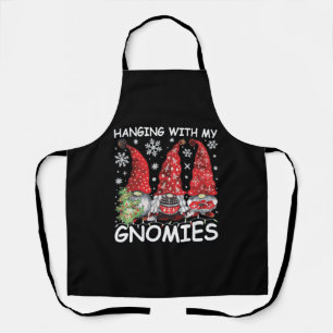 Delantal Colgar con mis cómicos Navidades Gnome