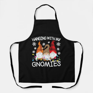 Delantal Colgar con mis cómicos Navidades Gnome Xmas