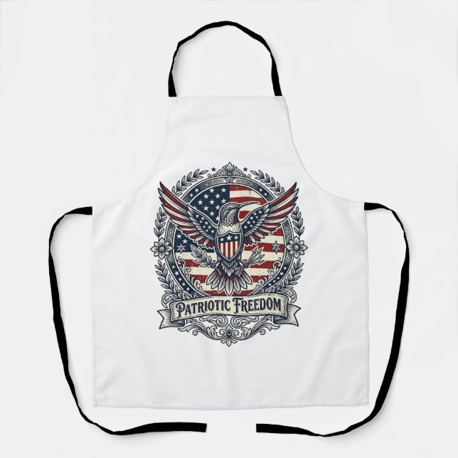 Delantal Colibrí Patriota (Anverso)
