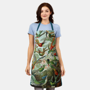 Delantal Colibríes de Ernst Haeckel, aves vitícolas