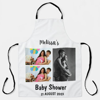 DELANTAL COLLAGE DE FOTOS PERSONALIZADO BABY SHOWER 3