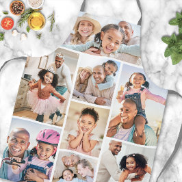 Delantal Collage de fotos Sencillo Elegante Imagen