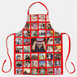 Delantal Collage de fotos único personalizado