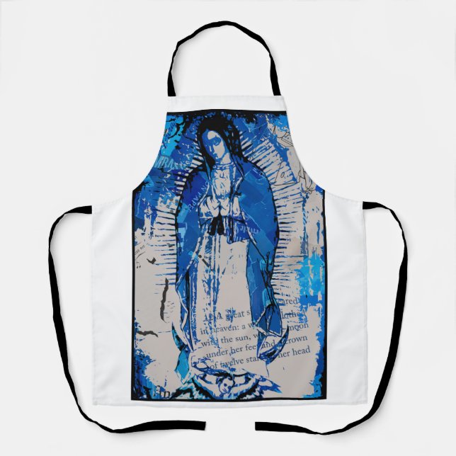 Delantal Collage de Nuestra Señora de Guadalupe (Anverso)
