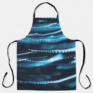 Delantal Collares de abalorios de color negro y azul