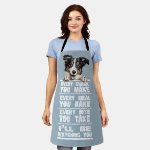 Delantal Collie Dog Cada Snack Que Haces