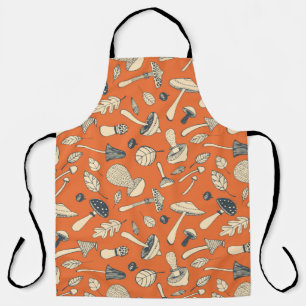 Delantal Colmena de doodle dibujada a mano Vintage sin cost
