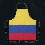 Delantal Colombia Bandera Emblema<br><div class="desc">Diseño patriótico de regalos caseros colombianos. Recuerdos de Rótulo campestre. La Política Nacional Marca Presente. Presentación de símbolos patrios.</div>