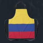 Delantal Colombia Bandera Emblema<br><div class="desc">Diseño patriótico de regalos caseros colombianos. Recuerdos de Rótulo campestre. La Política Nacional Marca Presente. Presentación de símbolos patrios.</div>