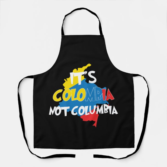 Delantal Colombia, Colombia, Colombia, Colombia, Colombia (Anverso)