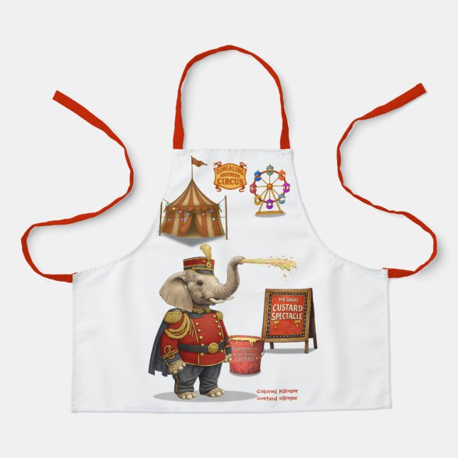 Delantal Colonel Klinger, custard slinger (Anverso)
