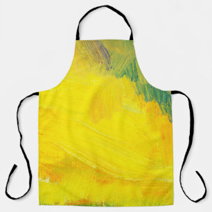 Delantal color amarillo de textura abstracta. prueba dibuja