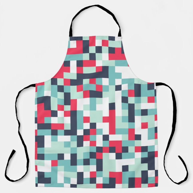Delantal Color Halftone Background. Abstract Multicolor Tex (Anverso)