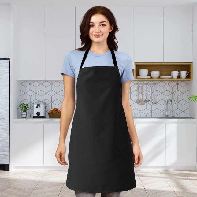 Delantal Color negro oscuro (Subido por el creador)