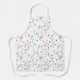 Delantal Colored Party Confetti Pattern