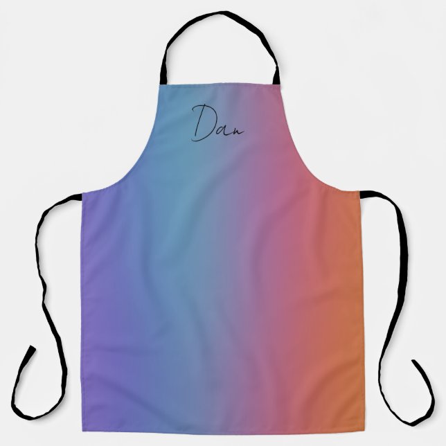 Delantal Colores blandos Apron Large (Anverso)